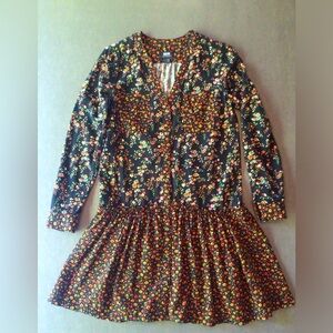 Anthropologie | Maeve Marlie Button Front Dropwaist Dress